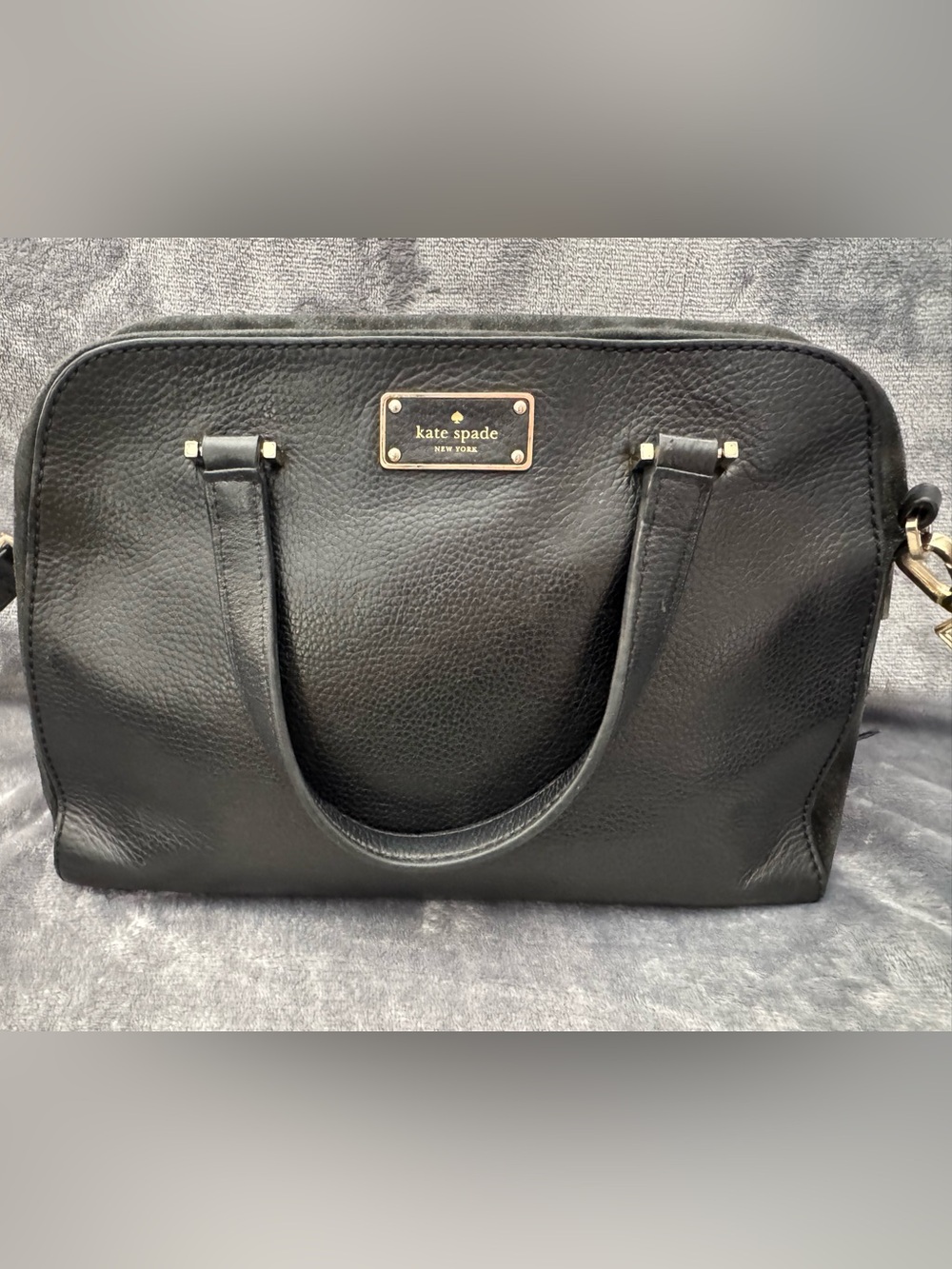 KATE SPADE New York Leather & Suede Black Purse